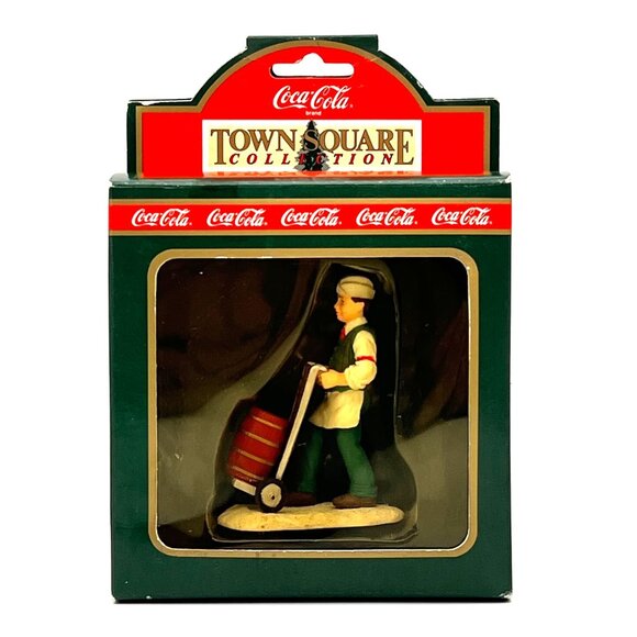 Coca-Cola Town Square Collection The Soda Jerk Figurine Vintage 1992 Item 64316 - Picture 1 of 9